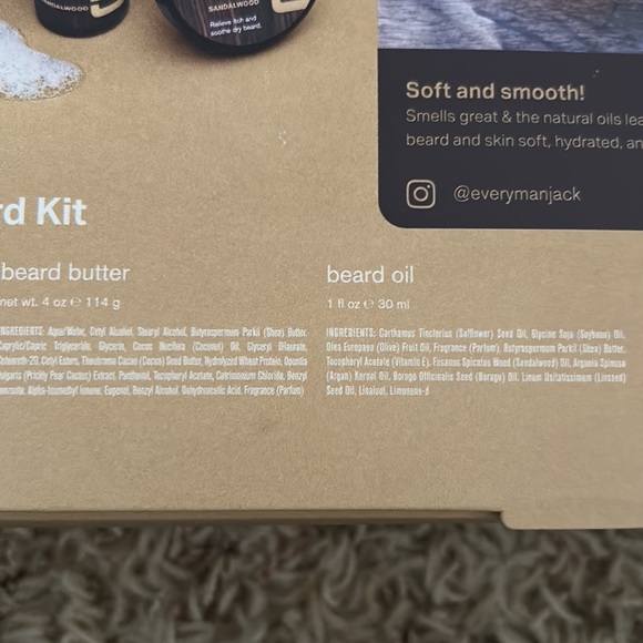 NEW - Every Man Jack - Sandalwood Beard Kit - Picture 5 of 6